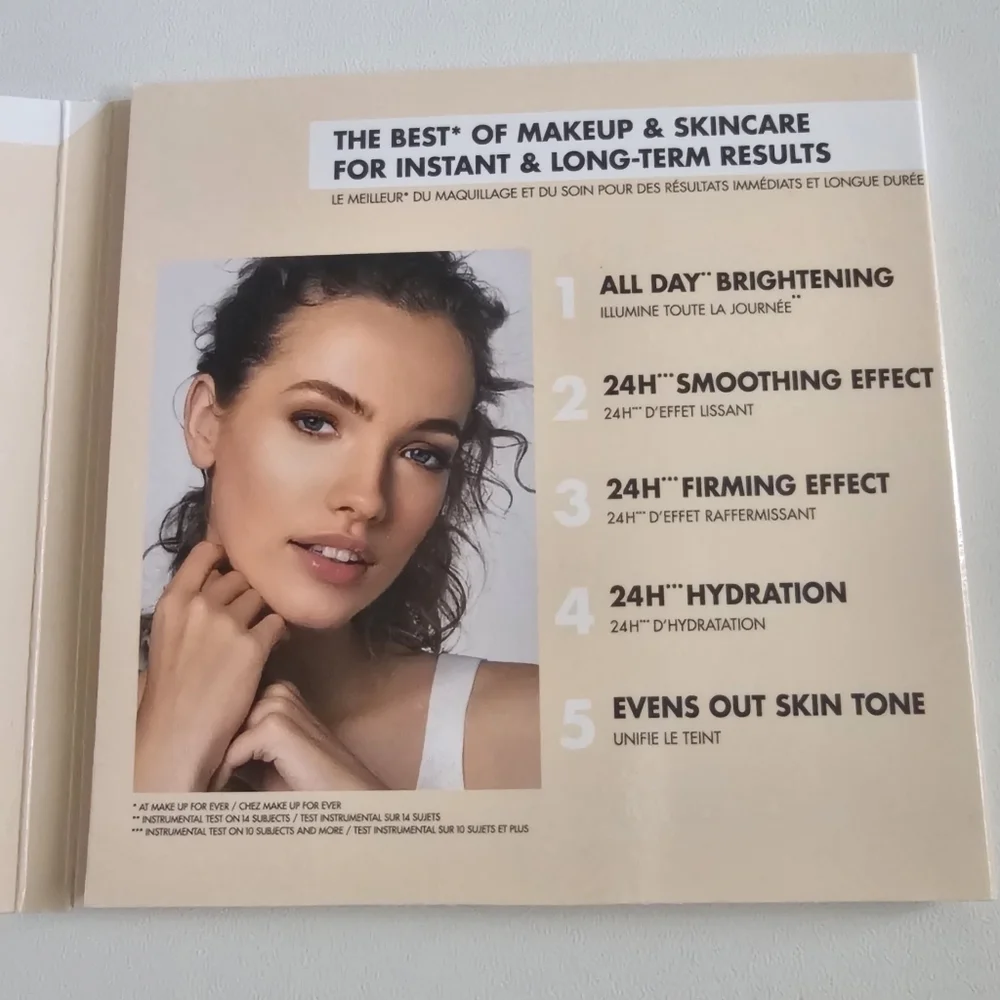 ⚪ free⚪ MAKEUP FOREVER REBOOT FOUNDATION SAMPLE CARD